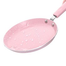 lber 6 인치 핑크 더블 사용 melaleuca 케이크 팬 nonstick 스테이크 크레페 팬케이크 오믈렛, 01 Pink