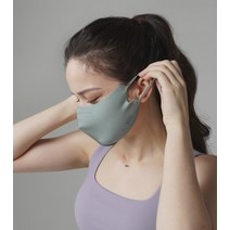 비토 그래핀 빨아쓰는 숨쉬기편한 새부리형 컬러 패션 마스크, L, 네이비