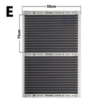 난방시스템 50cm 건강한 바닥 온난화 적외선 바닥 열 바닥 난방 탄소 필름 히터 전기 따뜻한 매트 저렴한 가격, e