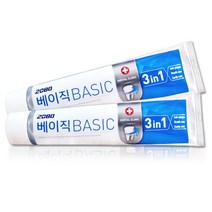 2080 베이직 치약 150g 20개(벌크형), 20개