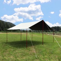 리메이드 암막블랙코팅 국산 렉타 타프 300D 550x450 그래핀 립스탑 사각 방수, 500D, 600x450, 아이보리