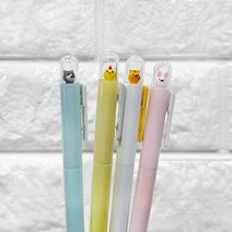 와썹니들볼펜 10개세트 / 나만의 개인별 각인 소량인쇄, 노랑-10개세트