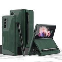 펜수납 펜포함 카드지갑 갤럭시 폴드 2 3 4 명품 가죽 케이스 Z폴드2 거치대 힌지 보호