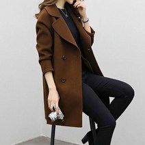 핸드메이트코트 월 반 떡볶이 1 2 숏 여성 알파카 롱 키작녀 밍크 더플 하이넥 모직 오버핏 오트밀 울 부클