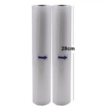가정용 진공 포장기 기계 롤 식품 가방 주방용 bpa 프리 가방 패키지 냉동 식품 가방, 28cm