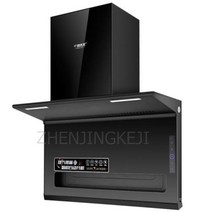 통후드 빌트인후드 주방후드모터 싱크대후드 가정용 주방 레인지 후드 높은 흡입력 측면상단 흡입 스테인레스 스틸 자동 청소 램프 블랙 기계 초박형, Ordinary+UK
