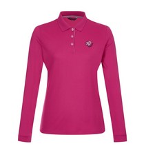 임페리얼 임페리얼 여성 캐주얼 긴팔 카라 티셔츠 핑크 (PMZ130173)