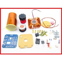 주파수 헤르쯔 측정기 Diy 키트 30W 미니 음악 Tesla 코일 플라즈마 스피커