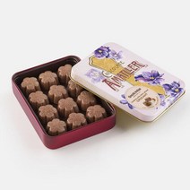 초콜릿 아마틀러 AMATLLER Milk Crocant 스페인 크로칸트 플라워 프랄린 밀크 초콜릿 틴 72g, 8팩