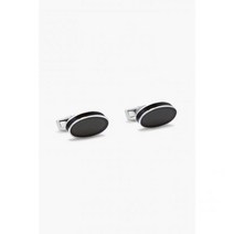 TATEOSSIAN 타테오시안 Rhodium-plated enamel cufflinks117584