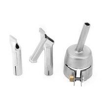 플라스틱 열풍 용접기 가열 건 3피스 5mm 속도 용접 노즐 팁 비닐 PVC 플라스틱 열풍기 총, One Color, One Size