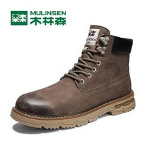 남자워커 남자신발 Mulinsen Martin 부츠 남성 영국 스타일 가을 높은 남성 신발 여름 툴링 부츠 캐주얼 짧은 부츠
