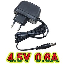 순흥전기 어댑터 4.5V 모음 4.5V 0.35A ~ 1A 까지 생산 어댑터 아답터 직류전원장치, 4.5V 0.6A 벽걸이형