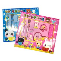 주니어 유아 문구세트 초등학교 입학선물 저학년 웰컴키트 여아 초딩 예쁜학용품 졸업, 1개, 핑크