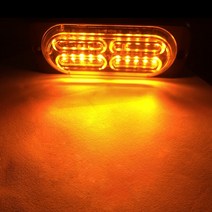 자동차 스트로브 조명 20 SMD 깜박이 경고 빛 LED 램프 경찰 비상 스타일 방수 12v 24v, 03 Yellow_01 1pcs