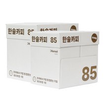 한솔복사용지 A4 (85g) 2BOX 5000매, 단품