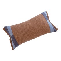 사랑예감 순면 패치형 참숯 바이오칩 베개, 황토색, 1개