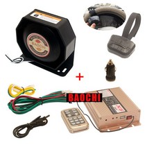 메가폰 확성기 멀티 고성능 호루라기 사이렌 앰프무선 제어 알람 경적 경고 사운드 스피커 경찰 사이렌 PA, 01 1_01 12V