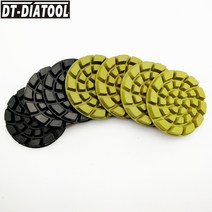 전동 드릴 연마기DT-DIATOOL 7 개/대 직경 4 "/100mm 다이아몬드 콘크리트 연마 패드 두꺼운 수리 바, 한개옵션0