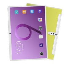 패드 t10w 12gb ram 512gb rom 10.1 인치 10 코어 공장 판매 키보드 android 10 google play 8800mah 태블릿 pc, 건반, 노란색, 영국