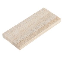 Royalways 모형 만들기를위한 4 개 크기 미완성 정연한 나무로되는 지팡이 장부촉 발사 나무 모양, 자연스러운2