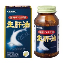 심해상어 정제 생간유 미용 건강식품 오리히로 180정