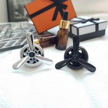 카로이스 송풍구 프로펠러방향제 벤츠방향제 차향제, 블랙_화이트머스크