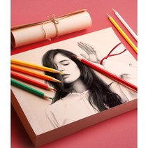 대용량 필기 스케치 노트 공책 연습장, 약320매, 무지