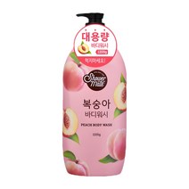 애경 샤워메이트 바디워시 복숭아, 1200g, 8개