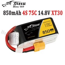 토이드론 입문용드론 드론낚시 농업용드론ACE Tattu LiPo 충전식 배터리 850mAh 45C 75C 11.1V 14.8V 3S 4S, 04 850mAh 4S 75C 14.8V