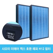 [트랜드하우] [호환] 샤오미 공기청정기 미에어 맥스 전용 호환 필터 H12 (2개 세트)
