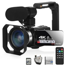 방송용캠 KOMERY 2020 새로운 카메라 4K IR 야간 투시경 Vlogging 줌, Z11 키트, 32G SD 카드