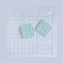 나만의 초코렛 만들기 몰드 정사각 바크 9구(16), 1개