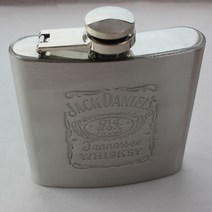 힙플라스크 휴대용술병뜨거운 판매 조니 워커 6 온스 스테인레스 스틸 힙 플라스크 음료 용기 위스키 주류, 한개옵션0