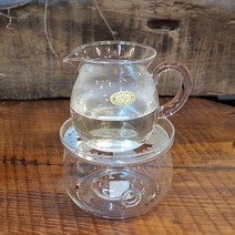 항아리형 유리 워머 티팟워머, 1개