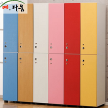 관물함 미용실 목욕탕 물건보관함 독서실 헬스장락커 사우나옷장 원룸 옷장 기숙사 개인캐비넷, 컬러사물함(상)-화이트