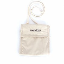 [멘도자]M28145 목걸이형 여권안전지갑 베이지색상