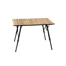 터치온리 켐핑용 접이식 igt테이블 롤테이블, 아이보리 (90X60X43 ~ 64cm)