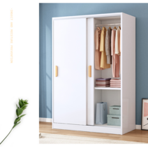 이케아옷장 슬라이딩 미닫이 장롱 옷장 시스템장 키큰, 라이트월넛 화이트 2도어 80cm