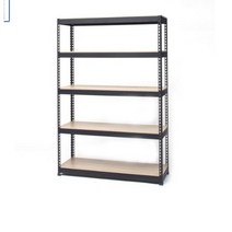 스피드랙 V2 스탠드선반 5단 1200 x 400 x 1800 mm, 블랙