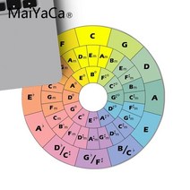 무선충전마우스패드 레이저 MaiYaCa-피아노 바이올린의 서클 내구성 고무 마우스 매트 패드 게임용 러그 PC 노트북 게이머 데스크, [05] 20x20cm