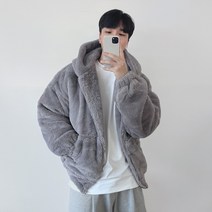 룩샵 남자 남성 오버핏 후드 집업 자켓
