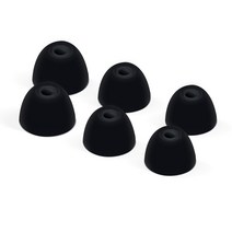 더조은셀러 갤럭시 버즈 2 플러스 호환 실리콘 이어팁 이어캡 스윗팁, 블랙