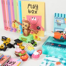 부키부키 플레이박스 월령별 그림책 한글책2권+완구1종+워크북1종+모바일가이드, 48개월