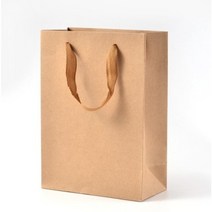 에이피피팩 두껍고 튼튼한 수제 종이쇼핑백 크라프트, C-FL(도시락L), 100장