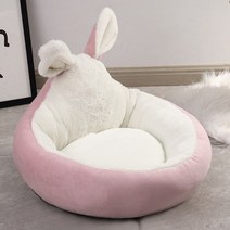 반려동물 온열매트매우 부드러운 강아지 침대 소파 애완 고양이 개 쿠션 수면 아늑한 토끼 동굴 매트 휴대, 04 1_02 60cm