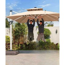 횡단보도 그늘막 파라솔 신호등 카페 전원주택 대형, 5.8CM 원형 우산대 2.5m