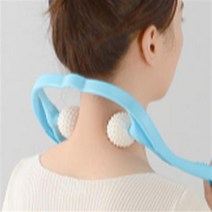 목피로 수동마사지기 종아리 허벅지 허리 지압 피로풀기, 블루, 1개