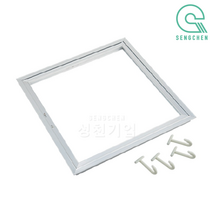 금강산업 알루미늄 점검구(고리형)(600mm) (1EA), 저광, 은색