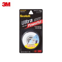 3M 초강력 폼 양면테이프(다용도평면용12x1.5m)UP115, UP115(12mmX1.5M)_1개